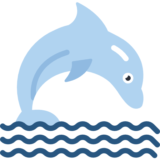 Dolphin aquatic dolphin animal icon Dolphin aquatic dolphin animal icon