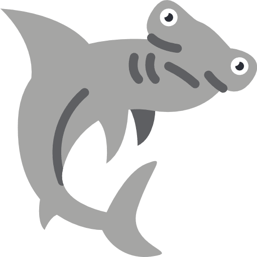 Hammerhead fish animal animals fish icon Hammerhead fish animal animals fish icon