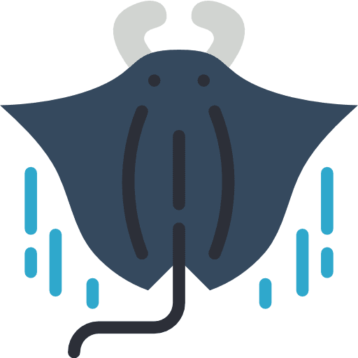 Manta ray aquatic sea life aquarium icon Manta ray aquatic sea life aquarium icon