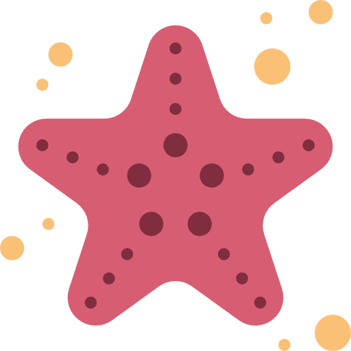 Starfish aquatic aquarium holidays icon Starfish aquatic aquarium holidays icon
