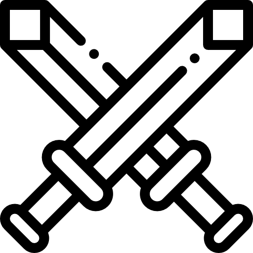 Fight weapons fight war icon