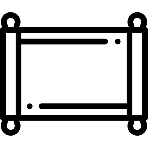 Decree parchment writing tool files and folders icon