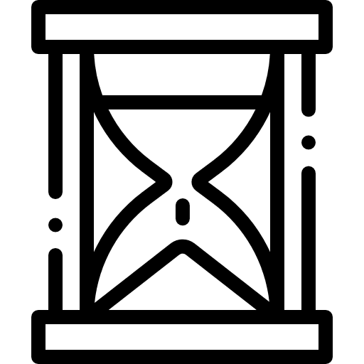 Hourglass time hourglass wait icon