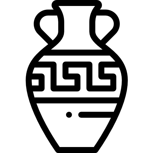 Pot antique native american pot icon