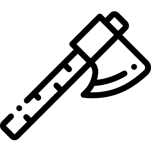 Axe miscellaneous stone hammer icon