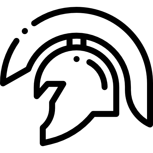 Romans romans helmet greek icon