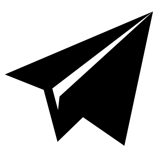 Telegram logotype social network symbol icon