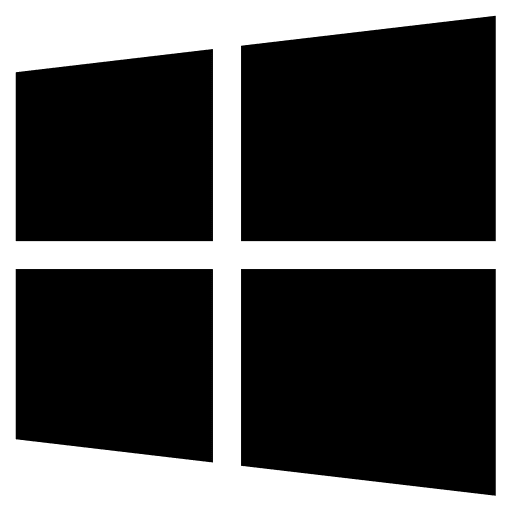 Windows operating system logotype social media icon