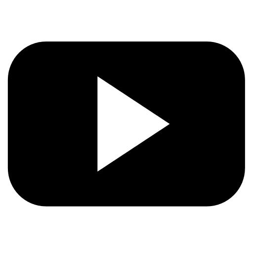 Youtube video brand logotype icon