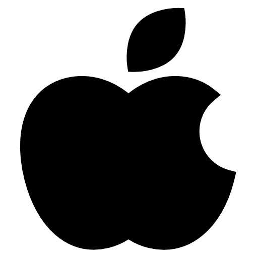 Apple computer operative system apple icon Apple computer operative system apple icon