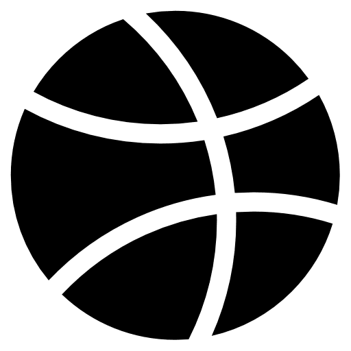 Dribbble social network logotype brand icon Dribbble social network logotype brand icon