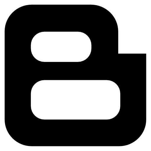 Blogger blog symbol social network icon Blogger blog symbol social network icon