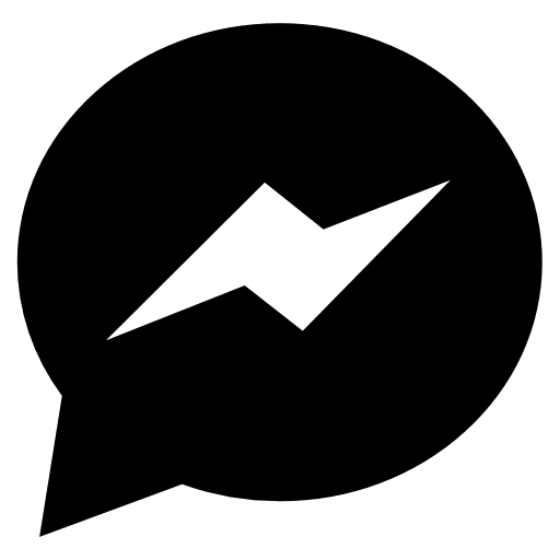 Facebook brands and logotypes message symbol icon Facebook brands and logotypes message symbol icon