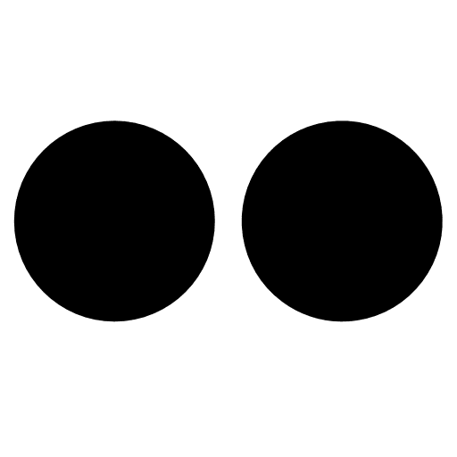 Flickr logotype logo social media icon Flickr logotype logo social media icon