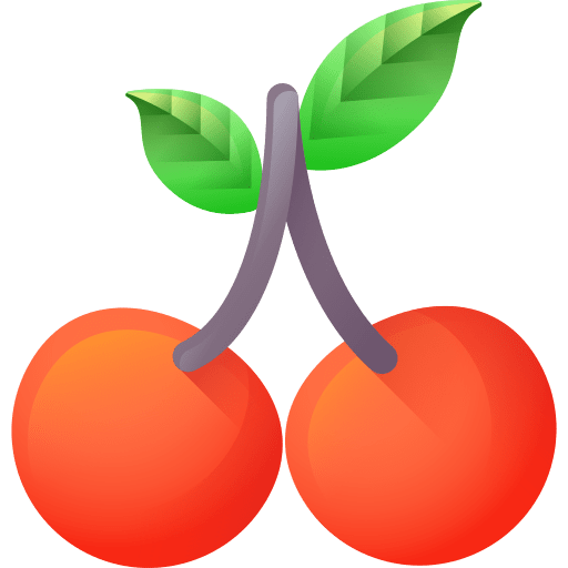 Cherry cherry jackpot slot machine icon