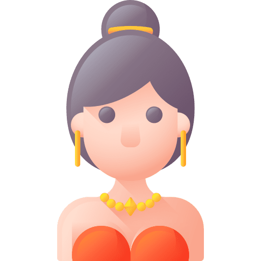 Ladies people avatar elegant icon