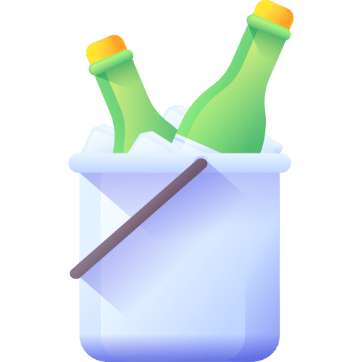 Bucket bucket beer alcohol icon