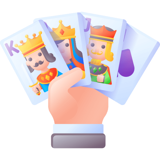 Poker cards playing cards card hand icon