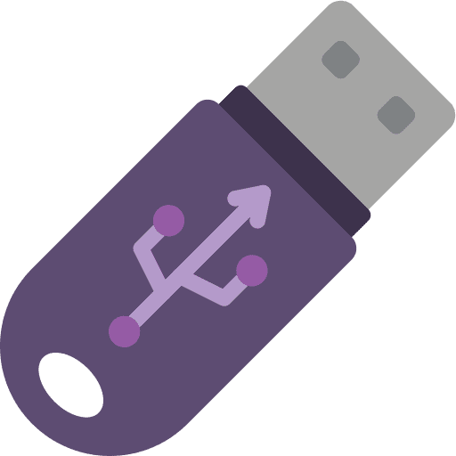 Pendrive computing data storage electronics icon