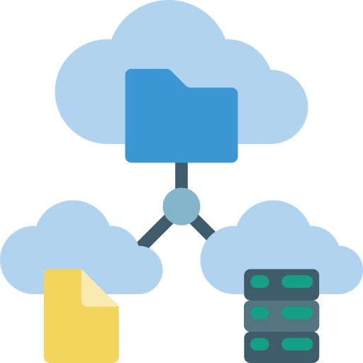 Cloud computing cloud computing folder ui icon