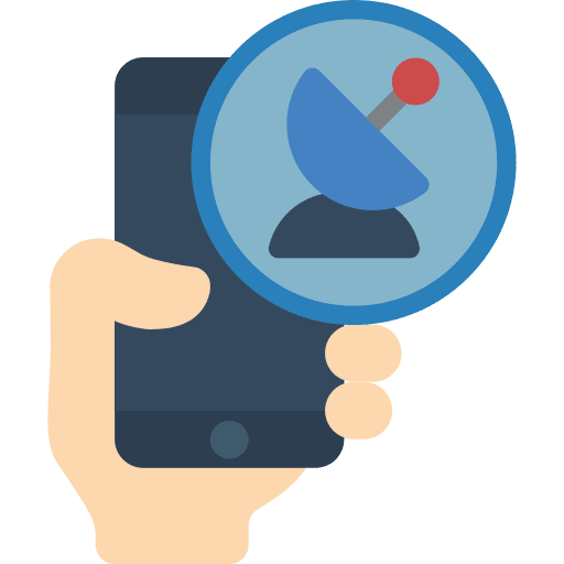 Smartphone mobile phone satellite smartphone icon