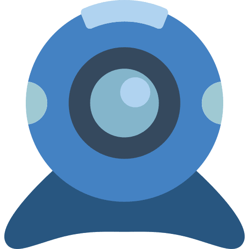Webcam video chat technology cam icon