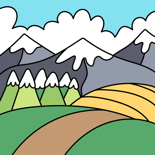 Landscape landscape mountains scenery icon Landscape landscape mountains scenery icon