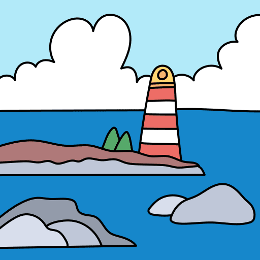 Shore outdoors shore lighthouse icon Shore outdoors shore lighthouse icon