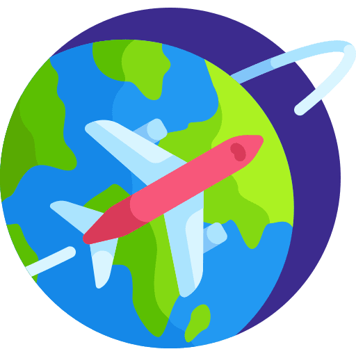 Around the world earth globe around the world earth grid icon