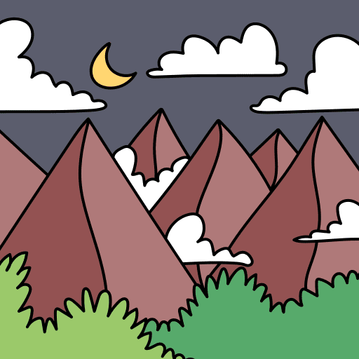 Mountains landscape mountains nature icon Mountains landscape mountains nature icon