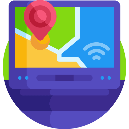 Gps gps location pin map icon