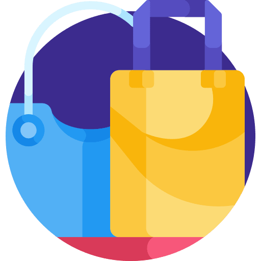Shopping bag shopping business shopper icon