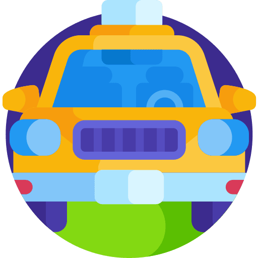 Taxi vehicle car taxi icon