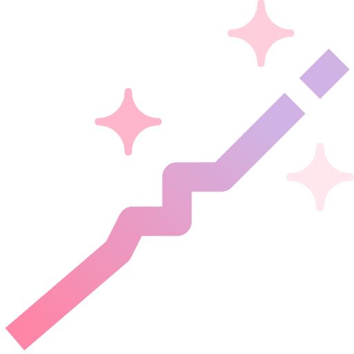 Magic wand witch entertainment halloween icon