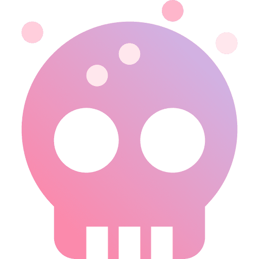 Skull halloween scary ritual icon