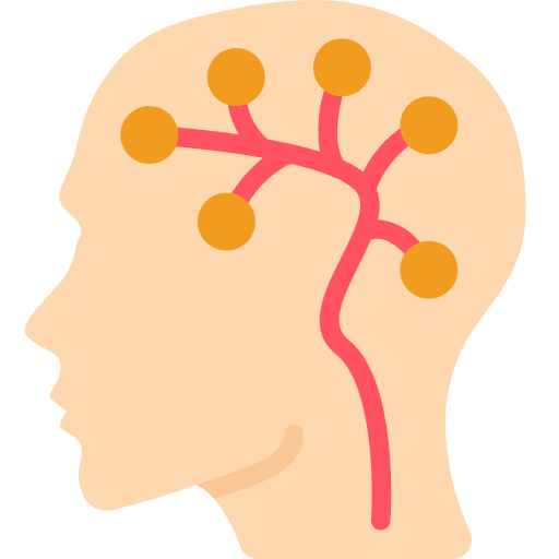 Brain brain head healthcare and medical icon