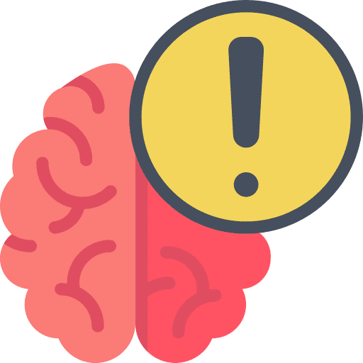 Brain healthcare and medical body organ body part icon