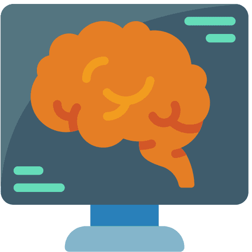 Brain body organ medical healthcare and medical icon