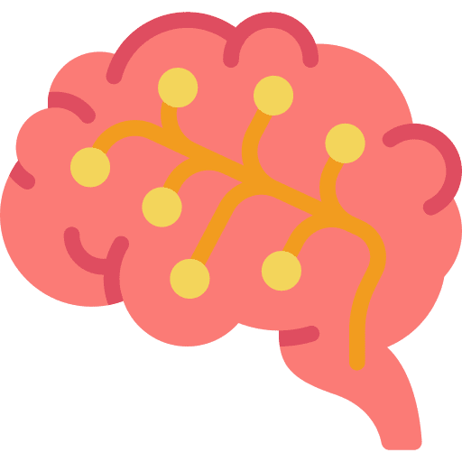 Brain body part human brain mind icon