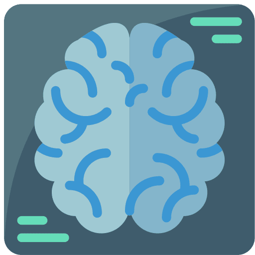 Brain brain healthcare and medical body organ icon
