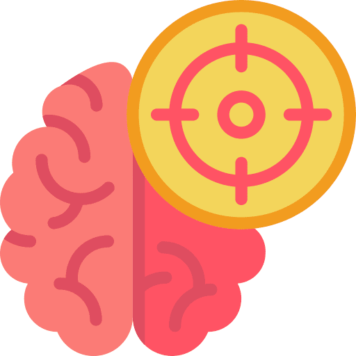 Brain body organ healthcare and medical brain anterior icon