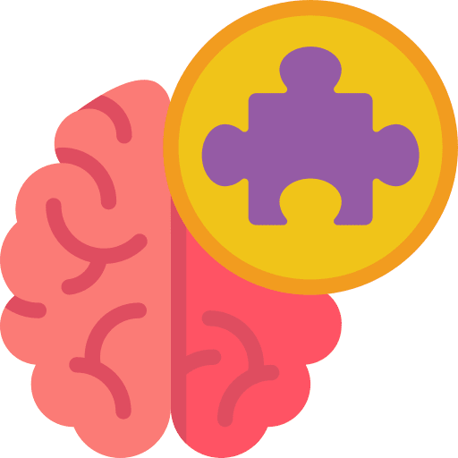 Brain education brain anterior body part icon