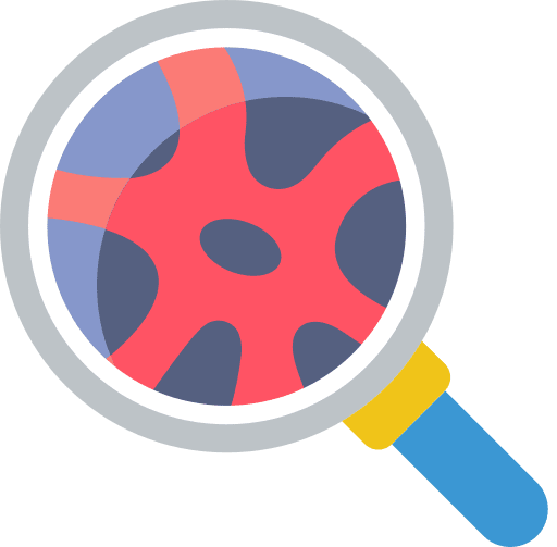 Nerves searching healthcare and medical cells icon