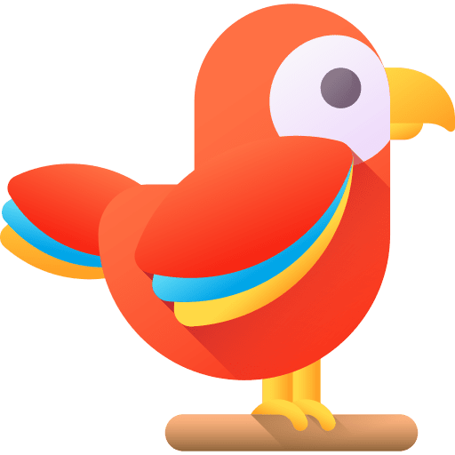 Bird animals nature tropical icon Bird animals nature tropical icon
