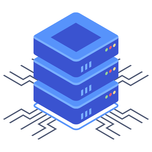 Data server proxy computer network icon
