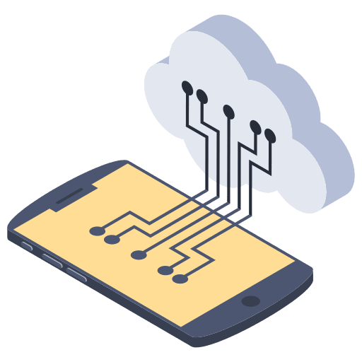 Cloud hosting communications networking hosting icon Cloud hosting communications networking hosting icon