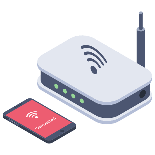 Wireless connection wireless internet router wireless connectivity icon