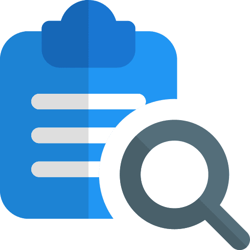 Search files and folders record book notes icon