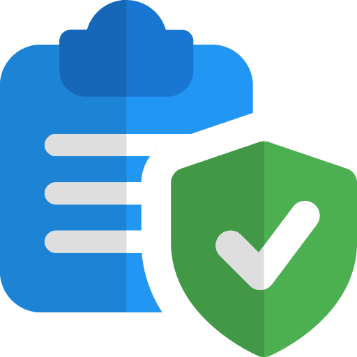 Secure file pencil education icon
