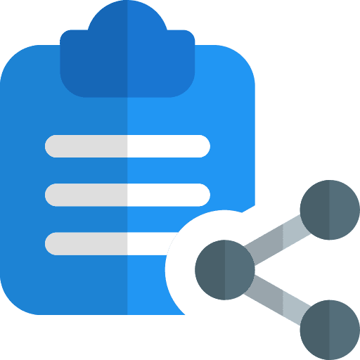 Share record book register files and folders icon